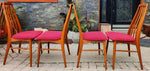 RESTORED Danish MCM Teak Eva Dining Chairs by Niels Kofoed 6