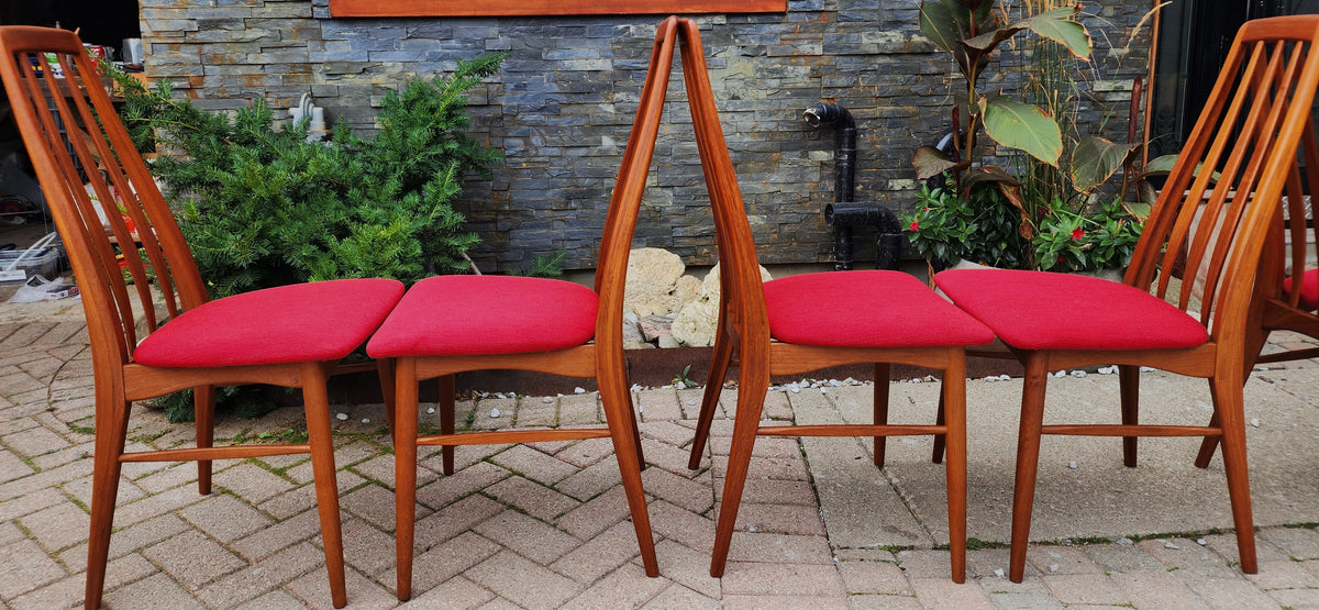 RESTORED Danish MCM Teak Eva Dining Chairs by Niels Kofoed