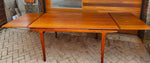 REFINISHED Danish MCM Teak Dining Table w 2 Leaves by Niels O. Moller, 63