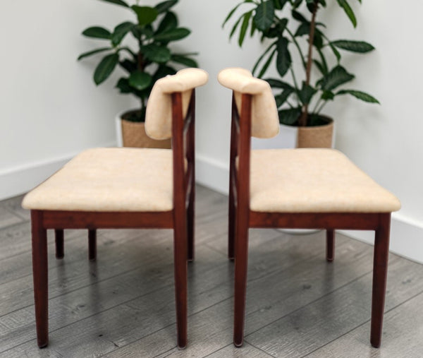 6 RESTORED Danish Mid Century Modern Chairs by Vamdrup
