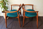 2 REFINISHED Danish Mid Century Modern Armchairs by A.Wahl Iversen, model ST 750 5