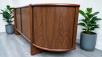 RESTORED Danish MCM Rosewood Tambour Sideboard by P. Hundevad 88
