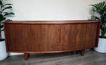 RESTORED Danish MCM Rosewood Tambour Credenza by J. Andersen for C. Linneberg 79