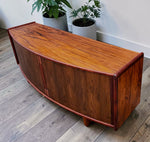 RESTORED Danish MCM Rosewood Tambour Credenza by J. Andersen for C. Linneberg 79