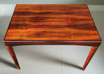 REFINISHED Danish Mid Century Modern Rosewood Coffee or Accent Table by H.W. Klein for Bramin 2