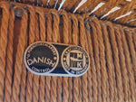 6 RESTORED Danish Mid Century Modern Teak & Papercord Chairs by A.H. Olsen for M.Kold 6
