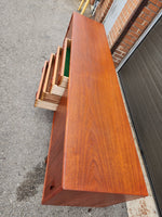 REFINISHED Danish Mid Century Modern Teak Sideboard by Clausen & Son, 82