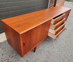 REFINISHED Danish Mid Century Modern Teak Sideboard by Clausen & Son, 82