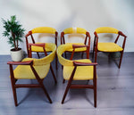 REFINISHED Danish Mid Century Modern Teak Armchair by Th. Harlev 1
