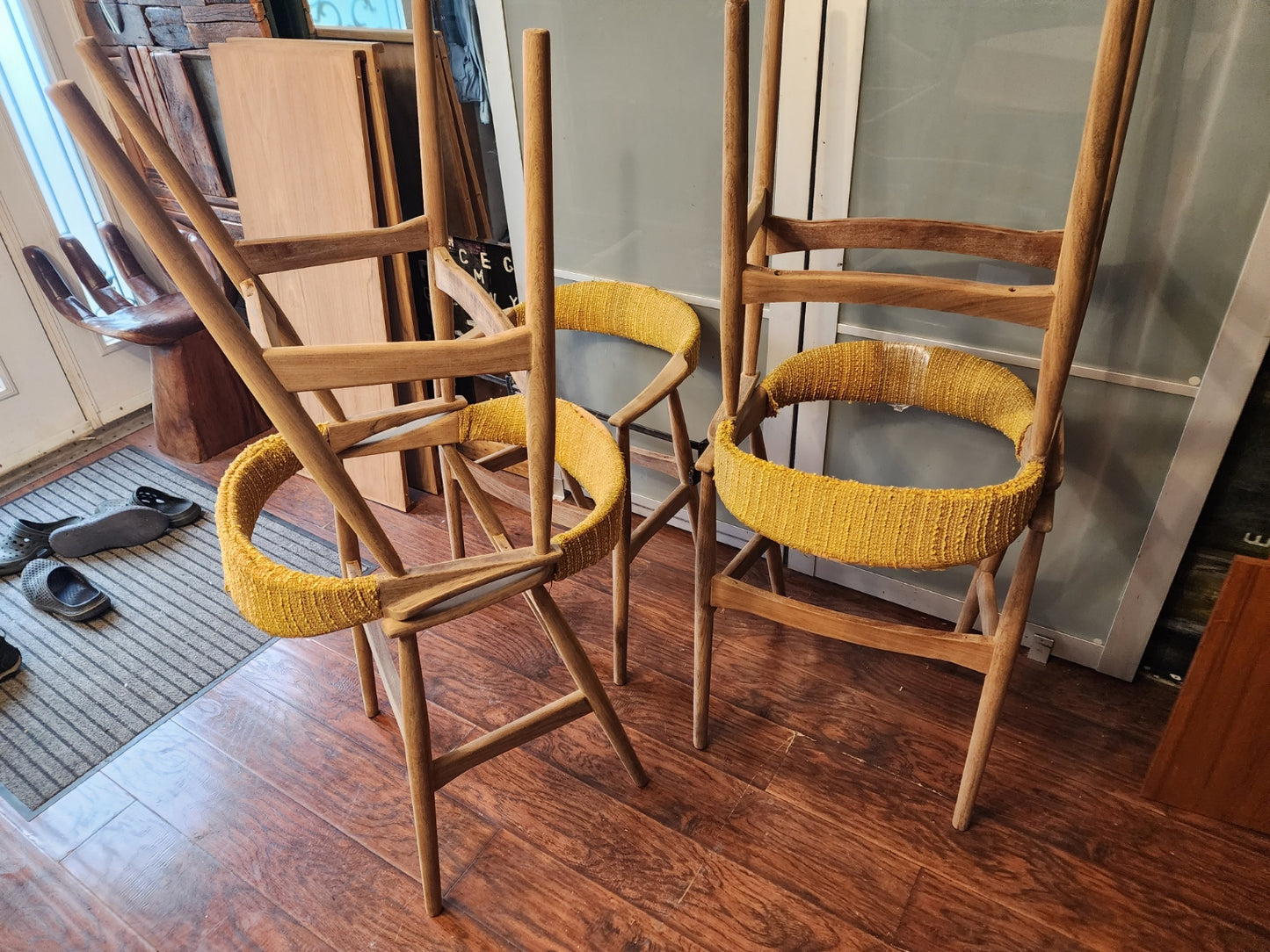 REFINISHED Danish Mid Century Modern Teak Armchair by Th. Harlev
