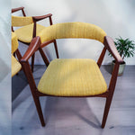 REFINISHED Danish Mid Century Modern Teak Armchair by Th. Harlev 5