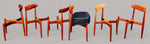 6 REFINISHED Danish MCM Teak Chairs by H.W. Klein for Bramin, REUPHOLSTERED 17