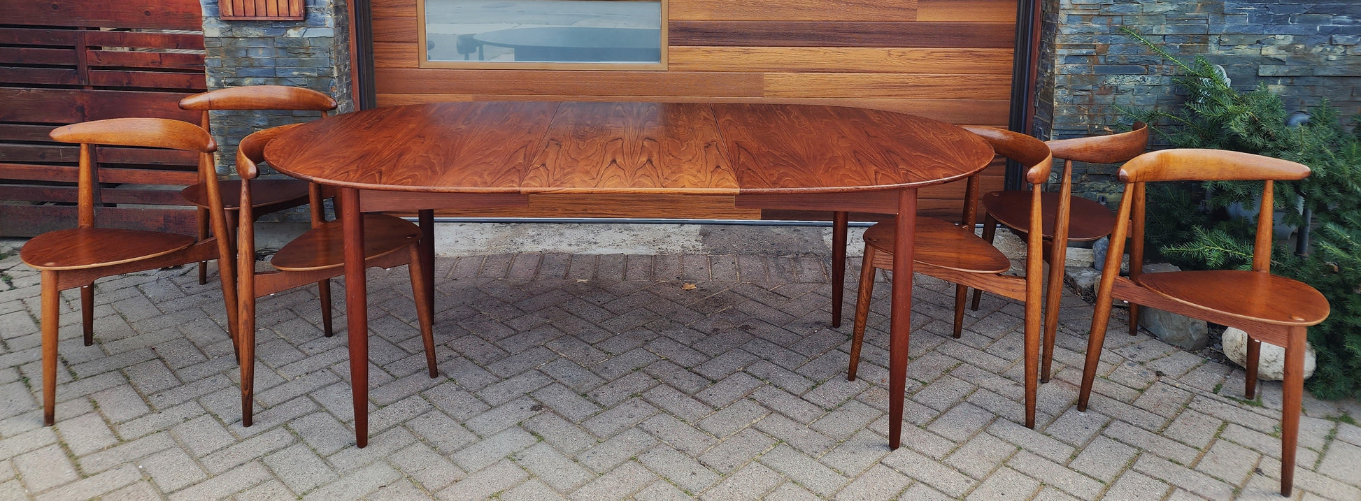 RESTORED Mid Century Modern teak