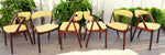 6 RESTORED REUPHOLSTERED Danish MCM Kai Kristiansen Teak Chairs, Model 31 4