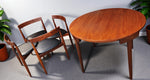 Danish Mid Century Modern ROUNDETTE Teak Table & 4 Chairs by Hans Olsen for Frem Rølje 6