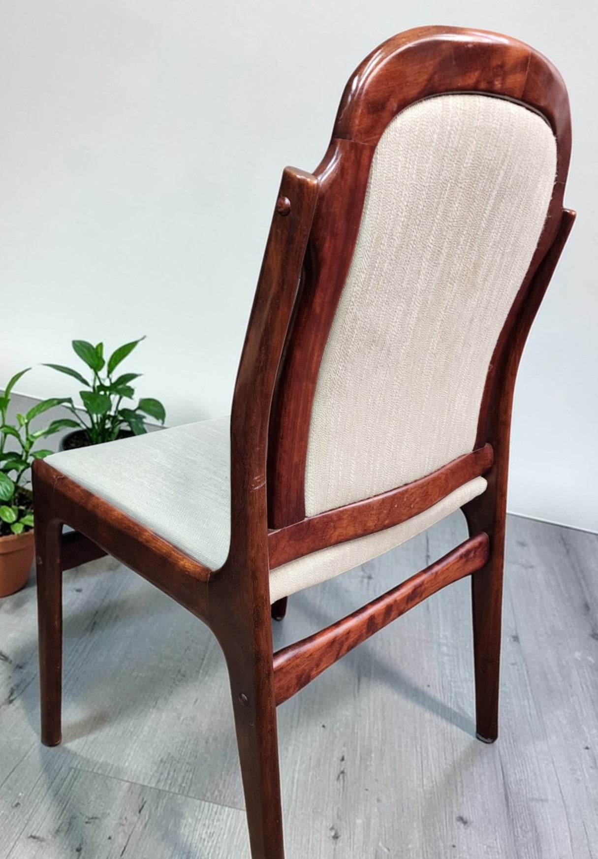 6 RESTORED Danish Mid Century Modern Rosewood Chairs