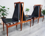 4 RESTORED Danish Mid Century Modern Rosewood Chairs 8