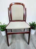 6 RESTORED Danish Mid Century Modern Rosewood Chairs 8