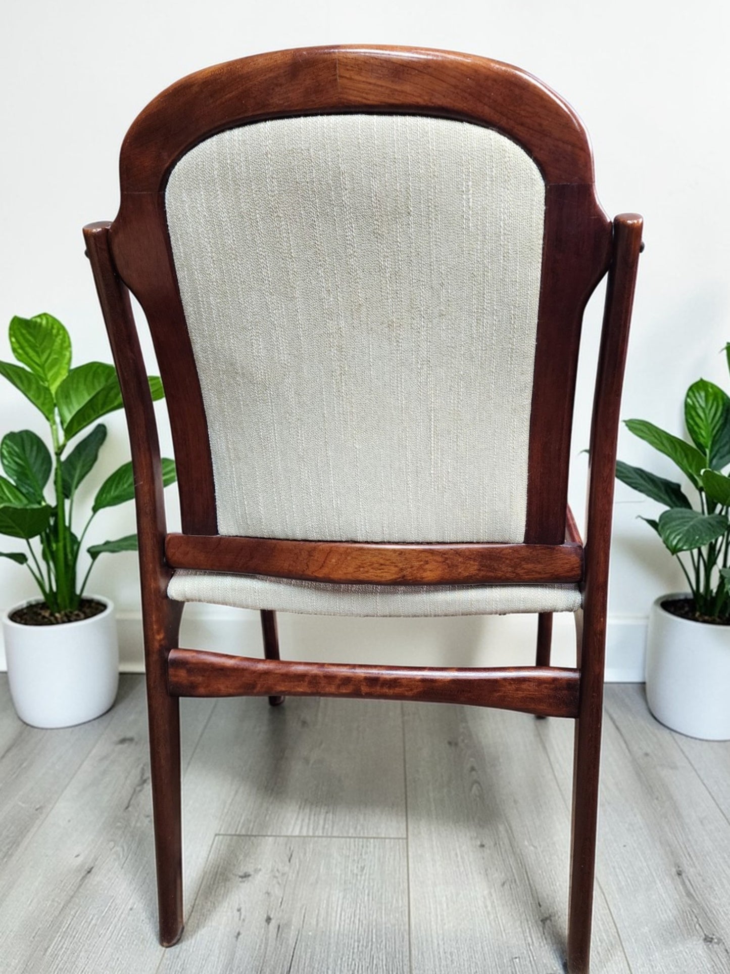 6 RESTORED Danish Mid Century Modern Rosewood Chairs