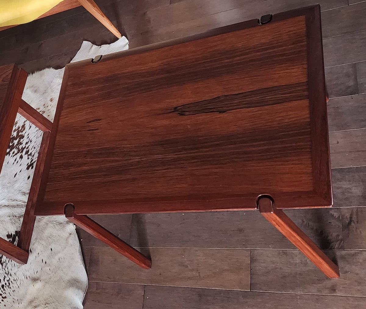 REFINISHED Danish Mid Century Modern Rosewood Coffee or Accent Table by Tarm Stole