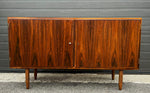 RESTORED Danish MCM Brazilian Rosewood Credenza by Poul Hundevad, 54