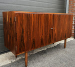 RESTORED Danish MCM Brazilian Rosewood Credenza by Poul Hundevad, 54