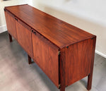 RESTORED Danish MCM Rosewood Sideboard by Ib Kofod Larsen for Faarup 6 ft 7