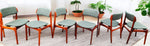 8 REUPHOLSTERED in wool Danish MCM Rosewood Chairs by Erik Buch, model 49, 50 11