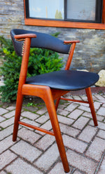 REFINISHED REUPHOLSTERED MCM Teak Armchair by Kai Kristiansen for Korup Stolefabrik, 3 available 2