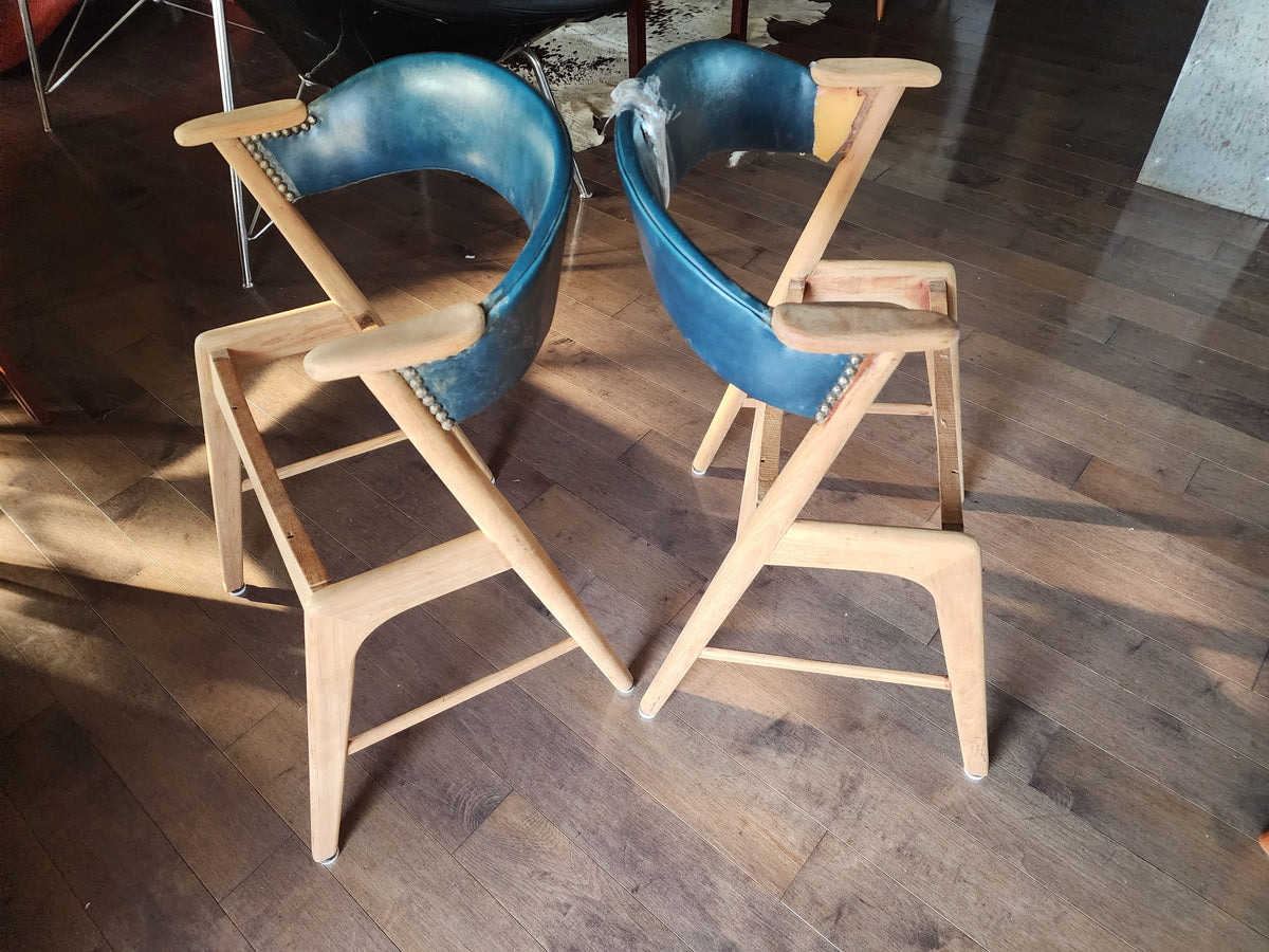 REFINISHED REUPHOLSTERED MCM Teak Armchair by Kai Kristiansen for Korup Stolefabrik, 3 available