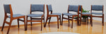 6  REFINISHED REUPHOLSTERED Danish Mid Century Modern Teak Chairs by Eric Buch 3