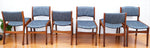6  REFINISHED REUPHOLSTERED Danish Mid Century Modern Teak Chairs by Eric Buch 4