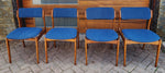Choose Fabric***6 REFINISHED Danish Mid Century Modern teak chairs by Erik Buch, model 49 11