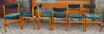 6 RESTORED REUPHOLSTERED in wool mohair Danish Mid Century Modern Teak Chairs by Erik Buch 5