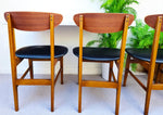 4 RESTORED Danish Mid Century Modern Teak Chairs by Farstrup 10