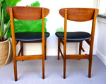4 RESTORED Danish Mid Century Modern Teak Chairs by Farstrup 11