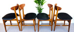 4 RESTORED Danish Mid Century Modern Teak Chairs by Farstrup 3