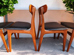 6 RESTORED Danish Mid Century Modern Teak Chairs by Schønning & Elgaard 6