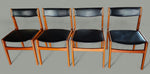 4 RESTORED Danish MCM Teak Chairs by Erik Buch for Anderstrup 8