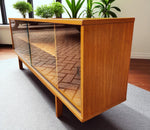 RESTORED Danish MCM Teak Console by Svend Aage Larsen 65