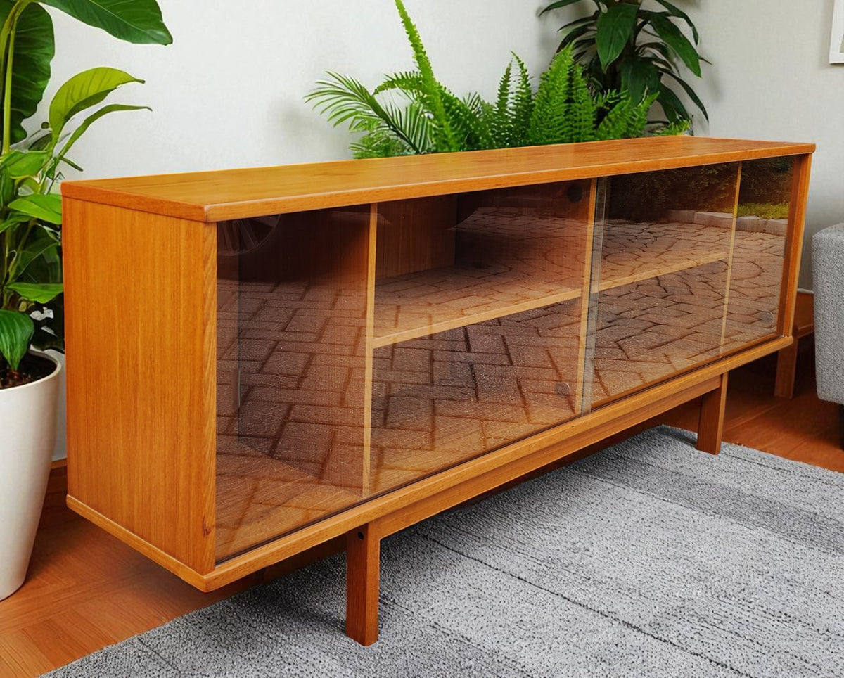 RESTORED Danish MCM Teak Console by Svend Aage Larsen 65
