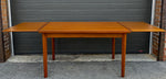REFINISHED Danish MCM Teak Draw Leaf Table by H. Kjaernulf 51