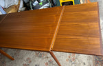 REFINISHED Danish MCM Teak Draw Leaf Table by H. Kjaernulf 51