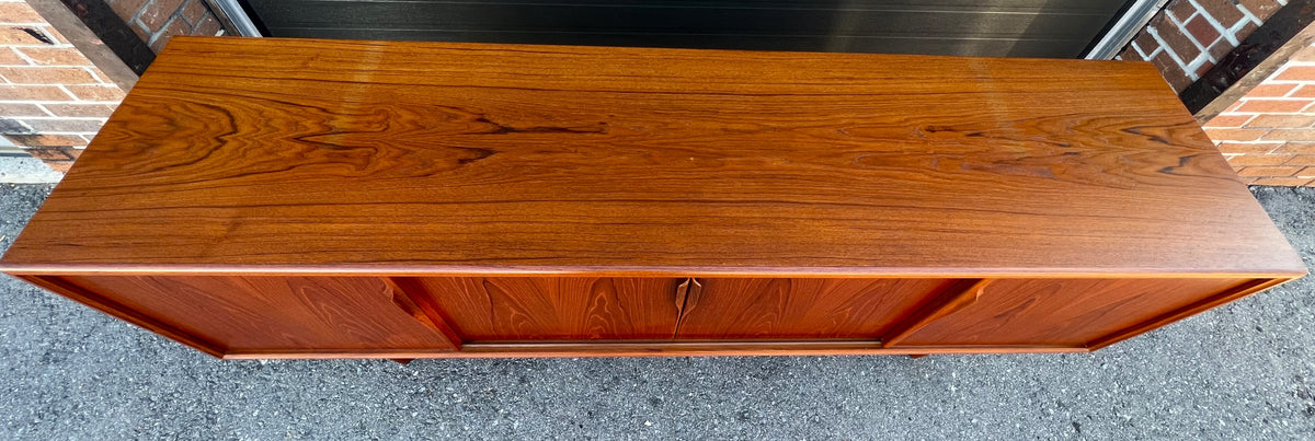 REFINISHED Danish Mid Century Modern Teak Sideboard by Gunni Omann for Axel Christensen 79