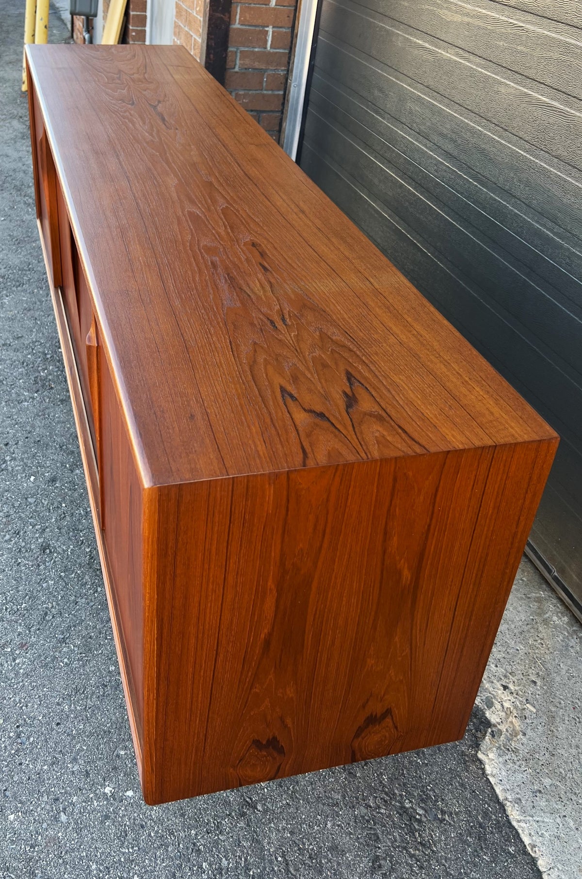 REFINISHED Danish Mid Century Modern Teak Sideboard by Gunni Omann for Axel Christensen 79