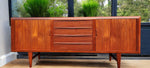 REFINISHED Danish MCM Teak Tambour Credenza by Kofod Larsen 83