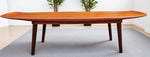 REFINISHED Danish MCM Teak Surfboard Coffee Table by A.H. Olsen for Mogens Kold 63