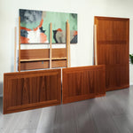 Danish Mid Century Modern Teak Draw Leaf Table by Skovby 71
