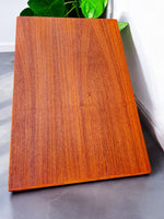REFINISHED Danish Mid Century Modern Teak Accent Table w Shelf 6