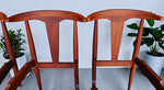 6 REFINISHED will be REUPHOLSTERED Danish MCM Cowhorn Teak Chairs 5